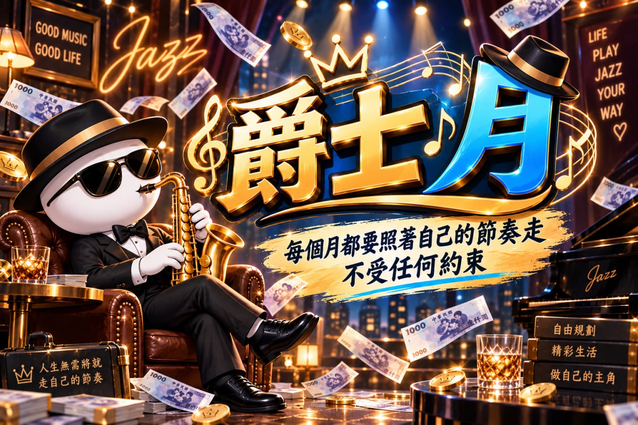 小資族的第一選擇，當然選爵士月！
